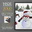 «Christmas Holiday Art» CECXCV, reproduction d'art encadrée - bois massif-758357620-758357578