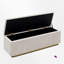 Banc de rangement rembourré en velours côtelé-206428476