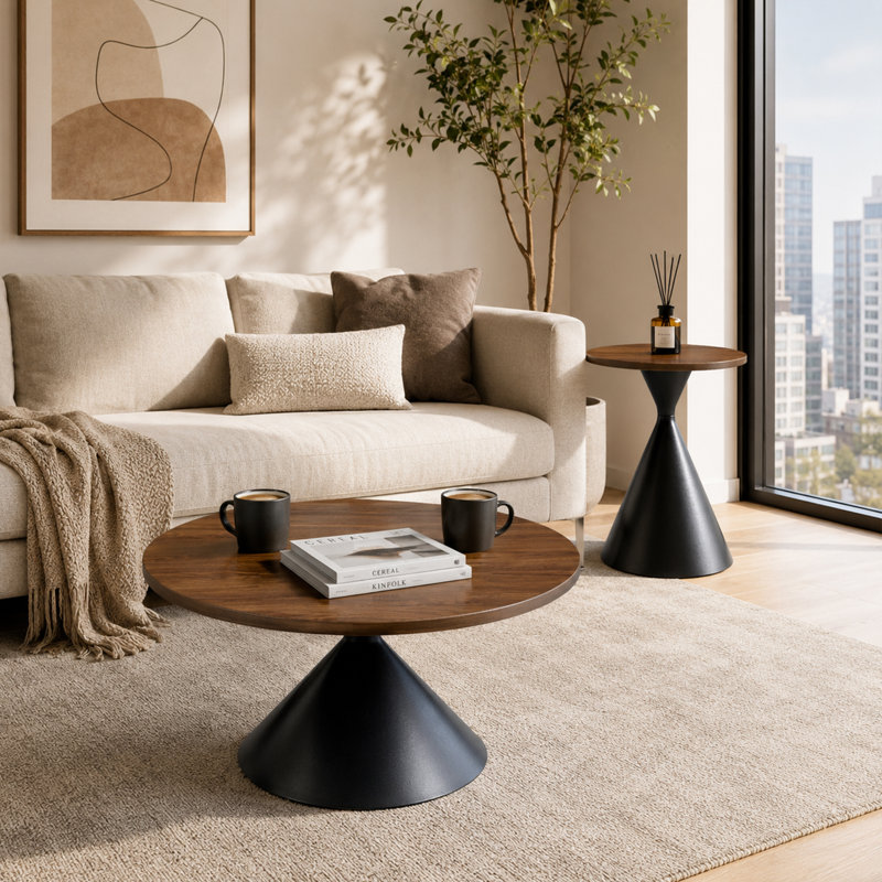 Tables d'appoint gigognes Mid-Century