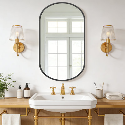 Pelaga Recessed Framed Metal Medicine Cabinet