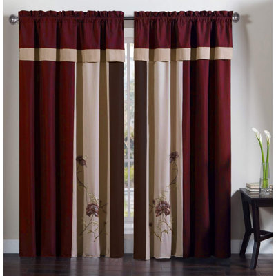 Semi Sheer Curtain Pair