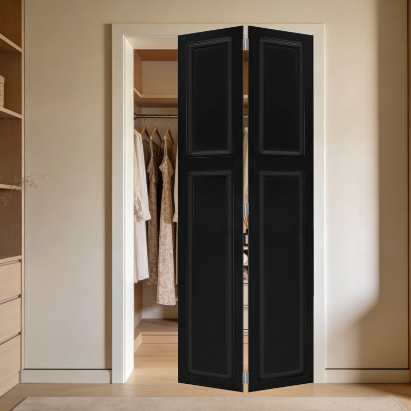 Porte de grange coulissante à 2 panneaux avec quincaillerie Modern, 32 po x 80 po, 1