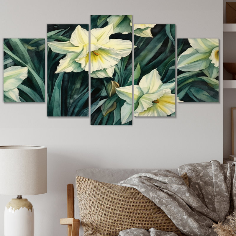 Farmhouse Plants & Flowers Wall Decor on Metal
