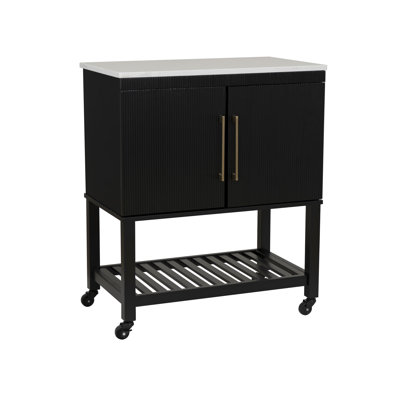 Kolton Kitchen Cart by Ebern Designs