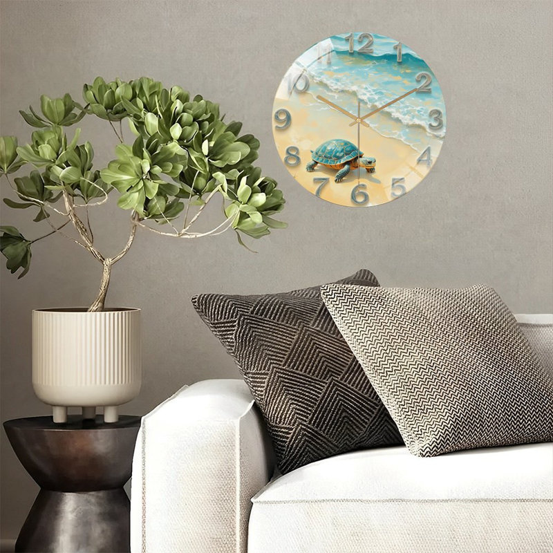 Horloge murale Turtle