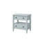 Table de chevet ouverte avec 2 tiroirs-177896660