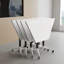 Ensemble de table de conférence pliable trapézoïdale modulaire mobile