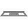 Lotte 73'' Quartz Double Bathroom Vanity Top with Sink