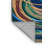 Machine Washable Space Brown Area Rug-1323893028