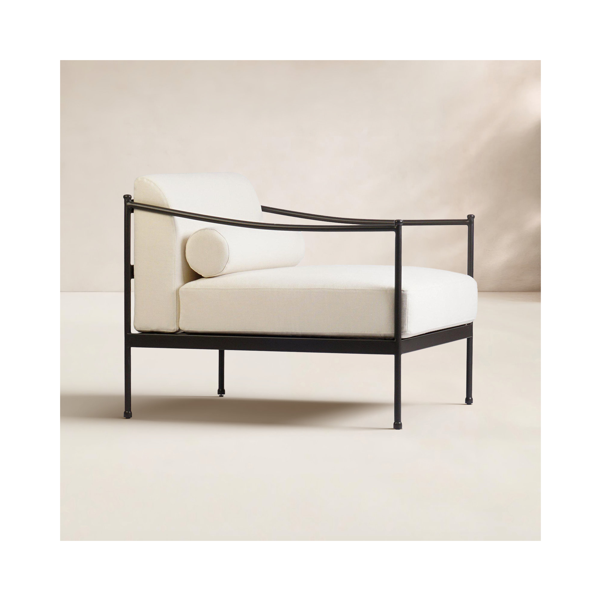 Granger Outdoor Chair, Cream