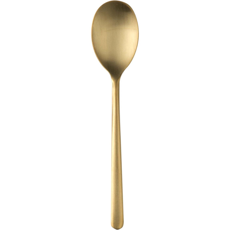 Linea Espresso Spoon - 12 Pieces, Ice oro