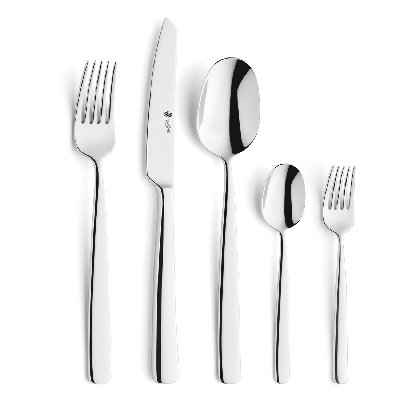 Como 30 Piece 18/10 Stainless Steel Cutlery Set, Service for 6