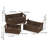 Chebeague Decorative Woven Baskets, Paper Rope with Wood Handles, Sturdy Metal Frame, Small, Medium and Large-641529209