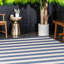 Tapis rayé bleu intérieur / extérieur Robert-48815683