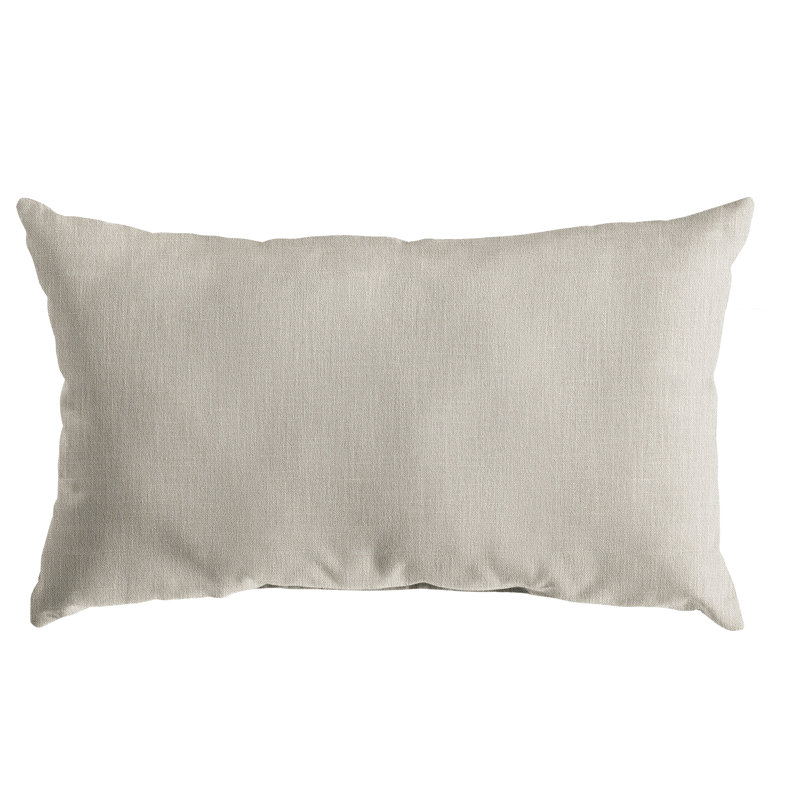 Coussin Andrew, Beige, H 14 po x l 24 po