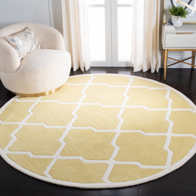 Carolene Hand Tufted Wool Geometric Rug