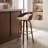 Maxime Swivel Counter or Bar Height Bar Stool with Open Low Back in Faux Leather and Wood-1653965337-1710308754-1666949820