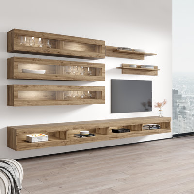 Meuble audio-vidéo en chêne flottant Fly 34 "J 34"