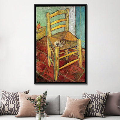 " Vincent's Chair, 1888 " by Vincent Van Gogh Oil