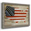 Drapeau américain encadré sur toile-96273275-96273276