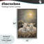 Agneaux festifs dans un cadre flottant stable, design par Petal Prints Design-478164835-478164839