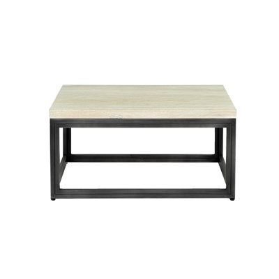 Table basse carrée en chêne massif Bennet