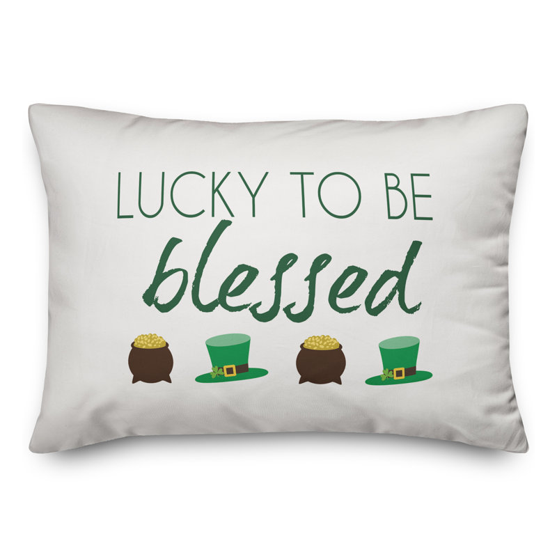 Coussin Lucky To Be Blessed