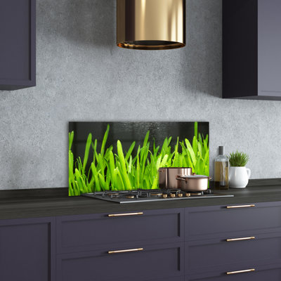 50cm W x 100cm L Glass Peel and Stick Panel