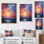 «Colorful Colorful Photo Infinite Horizons I - Nautique et plage, art mural sur toile-347111587-347111586