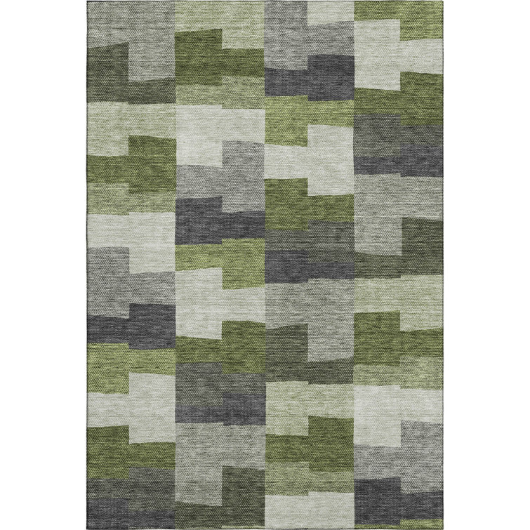 Premium Machine Washable Fehr Merlot Rug
