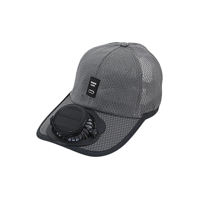 Kondieu Summer New Respirant Mesh Hat, Gris foncé