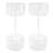 2-Tier Clear Acrylic Flower Rack