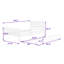 Lit plateforme simple en bois avec lit gigogne coulissant simple, tête et pied de lit-1211200016