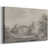 Toile naturelle avec cadre flottant