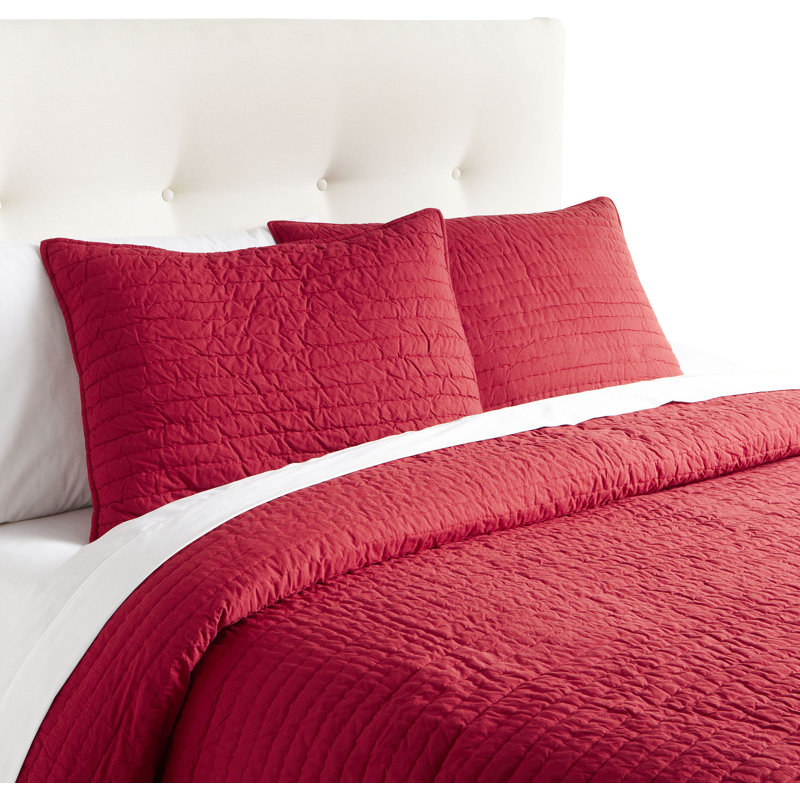 Freeport Quilt, White, Queen Quilt