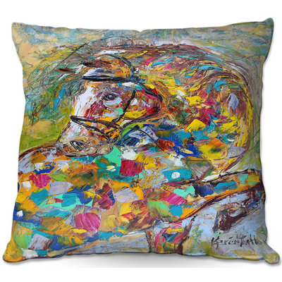  Couch Wild Horse Throw Pillow