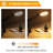 8X Magnifying Glass Desk Lamp Hands Free Magnifier with LED Light and Clamp for Reading, Craft, Repair, Close Work