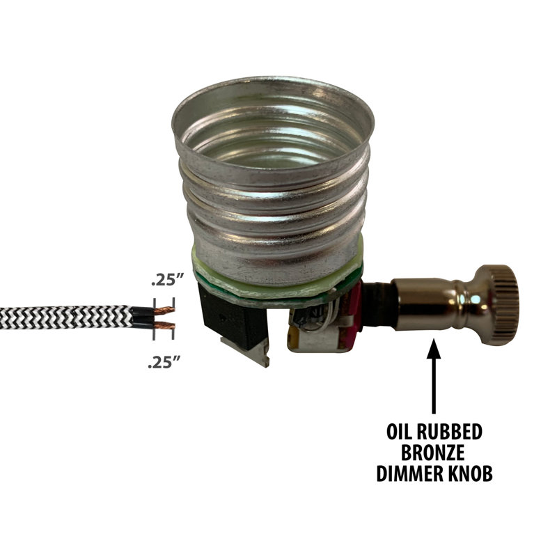 Variateur 150 watts, Bronze huilé