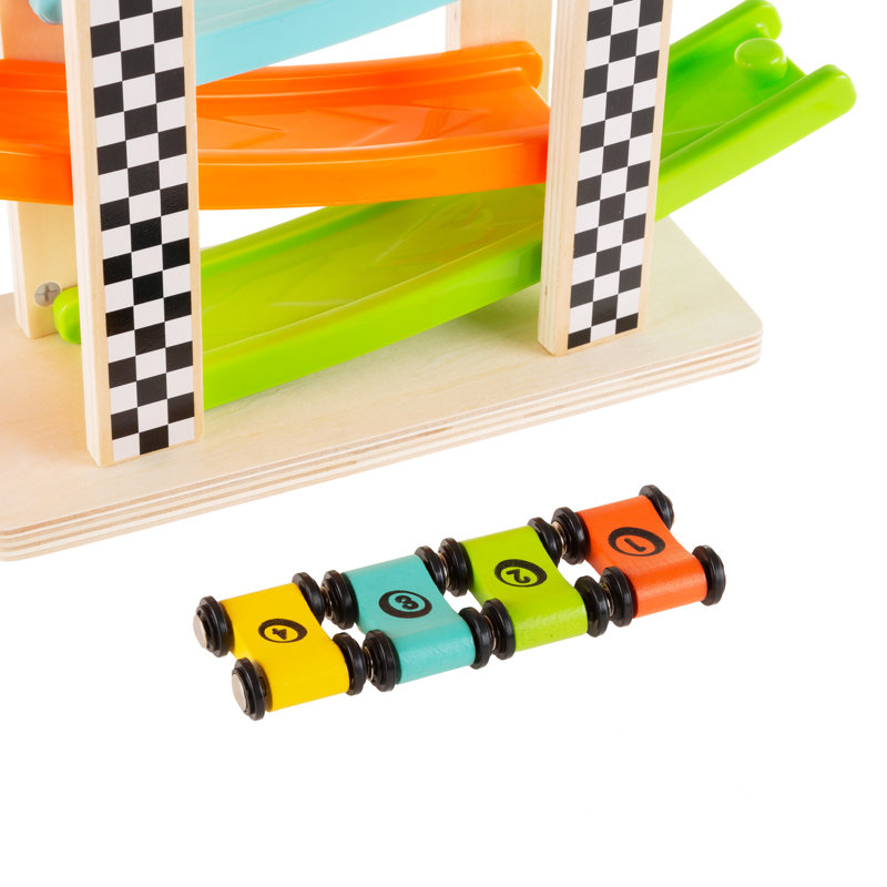 Ensemble de course de jouets et voiture de course