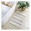 Tapis tissé à rayures tissées gris 20 x 32 po (1 tapis)