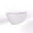 61 Inch Freestanding Solid Surface Soaking Bathtub