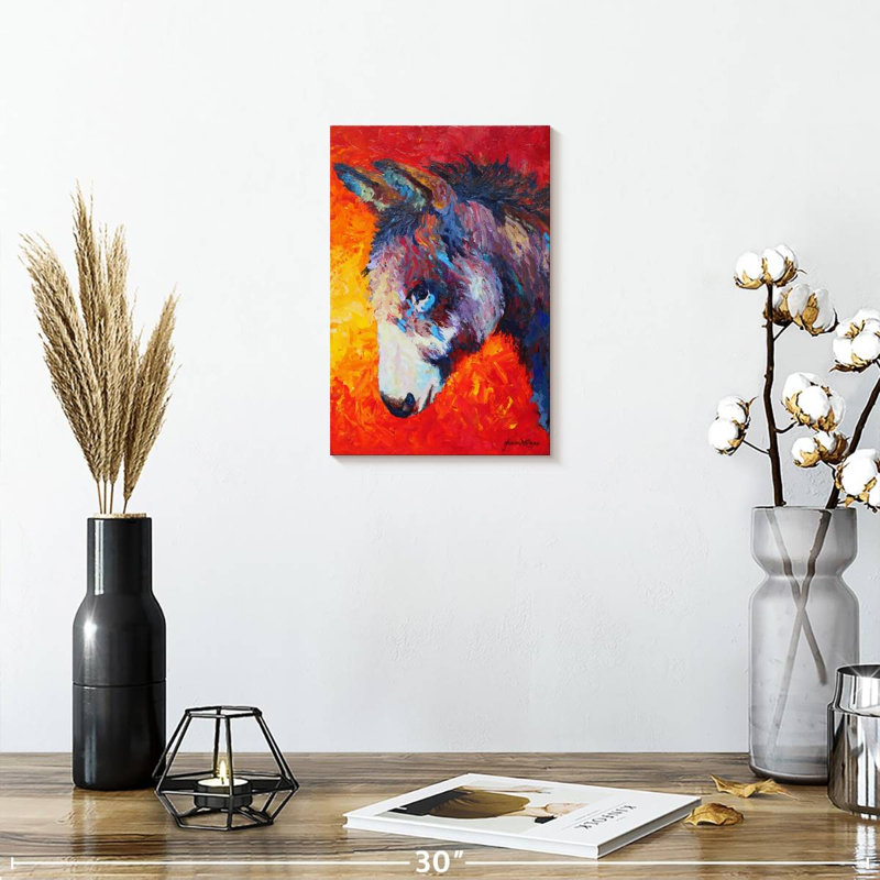 Brampt Donkey II, 12" H x 8" W