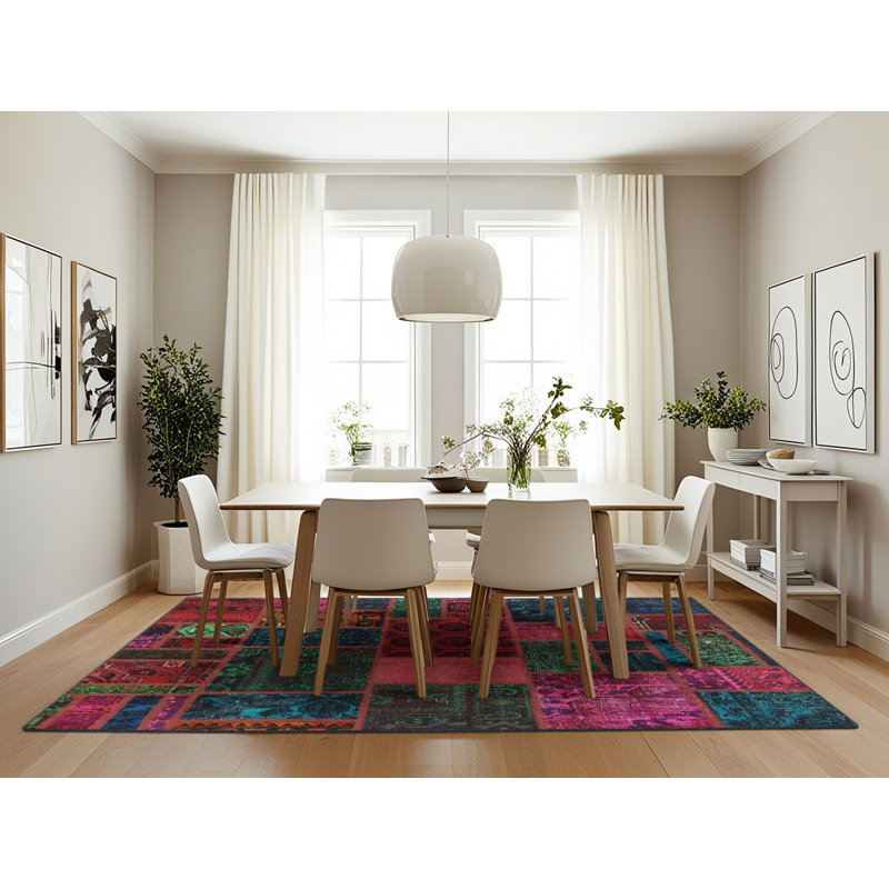 Abstract Indoor Rug, Rectangle 7' x 10'