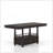 Deep Coffee Counter Height Dining Table