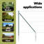 Vidaxl Fence With Posts -Coated Steel-116797901-116797909