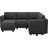 Kimbrel Modular Sectional Sofa U Shaped Couch Set With Storage Seat Convertible Large Couch U Shape Set-1396916125