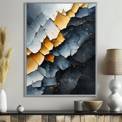 «Dream Fragments Of Wood Stone Petal I - Fractals», art mural
