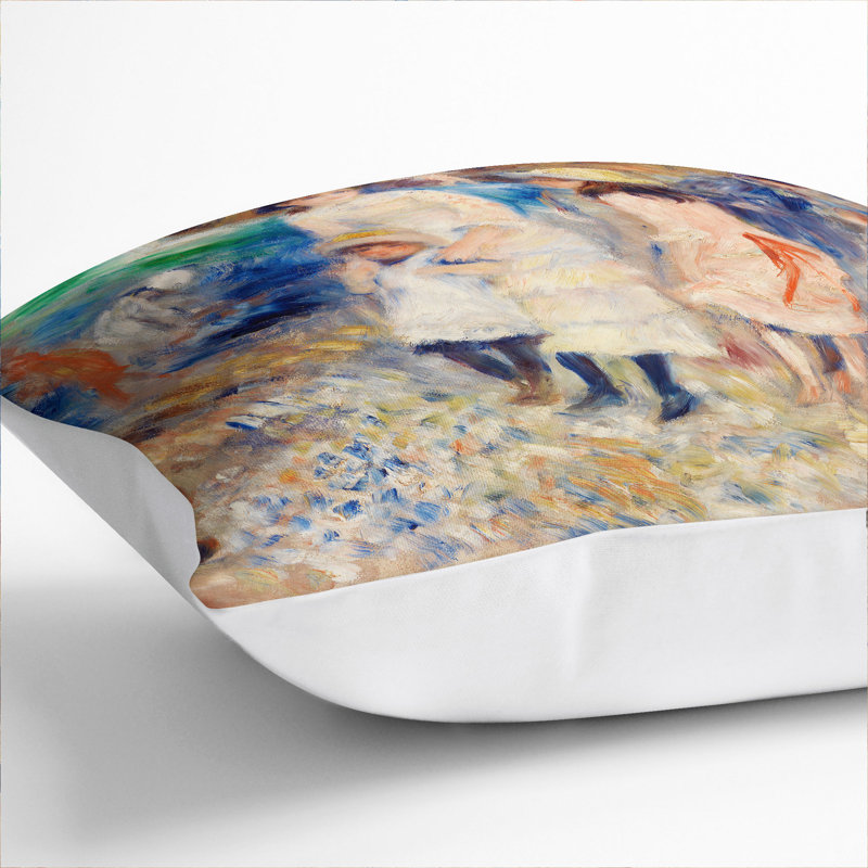 Square Cushion, 55cm H x 55cm W x 20cm D, White