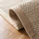 Kiki Jute/Sisal Marble/Linen Area Rug