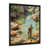 Black Single Picture Framed Canvas